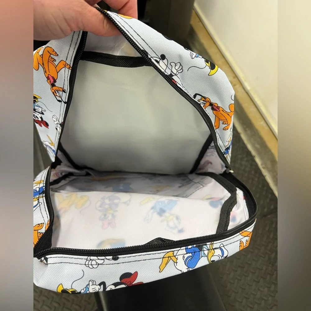 Disney Cartoon Character Print Backpack